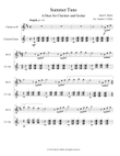 Summer Tune (Guitar and Clarinet Duet)