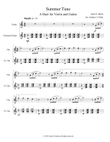 Summer Tune (Violin and Guitar Duet)