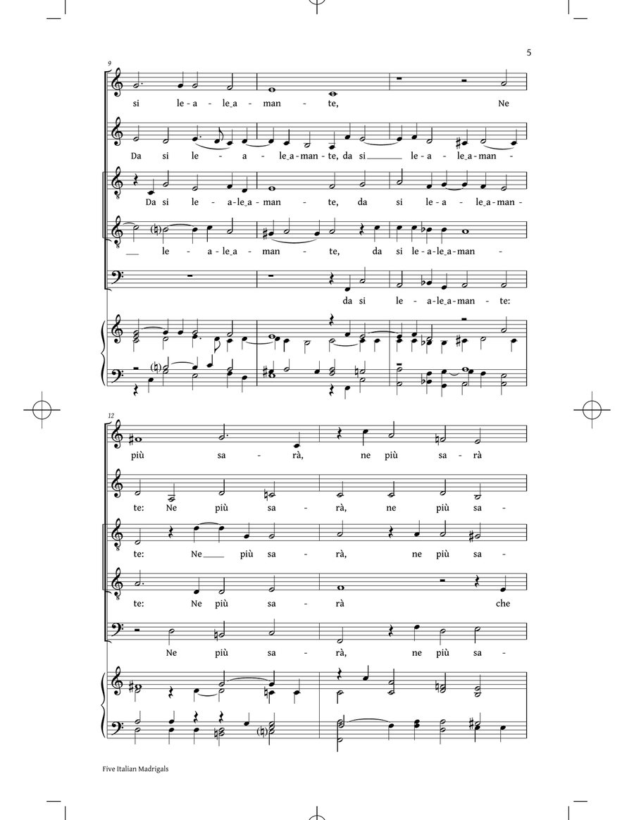 Ardo, Si, Ma Non T'Amo Ardo, Si, Ma Non T'Amo 4-Part scores gallery preview page 3