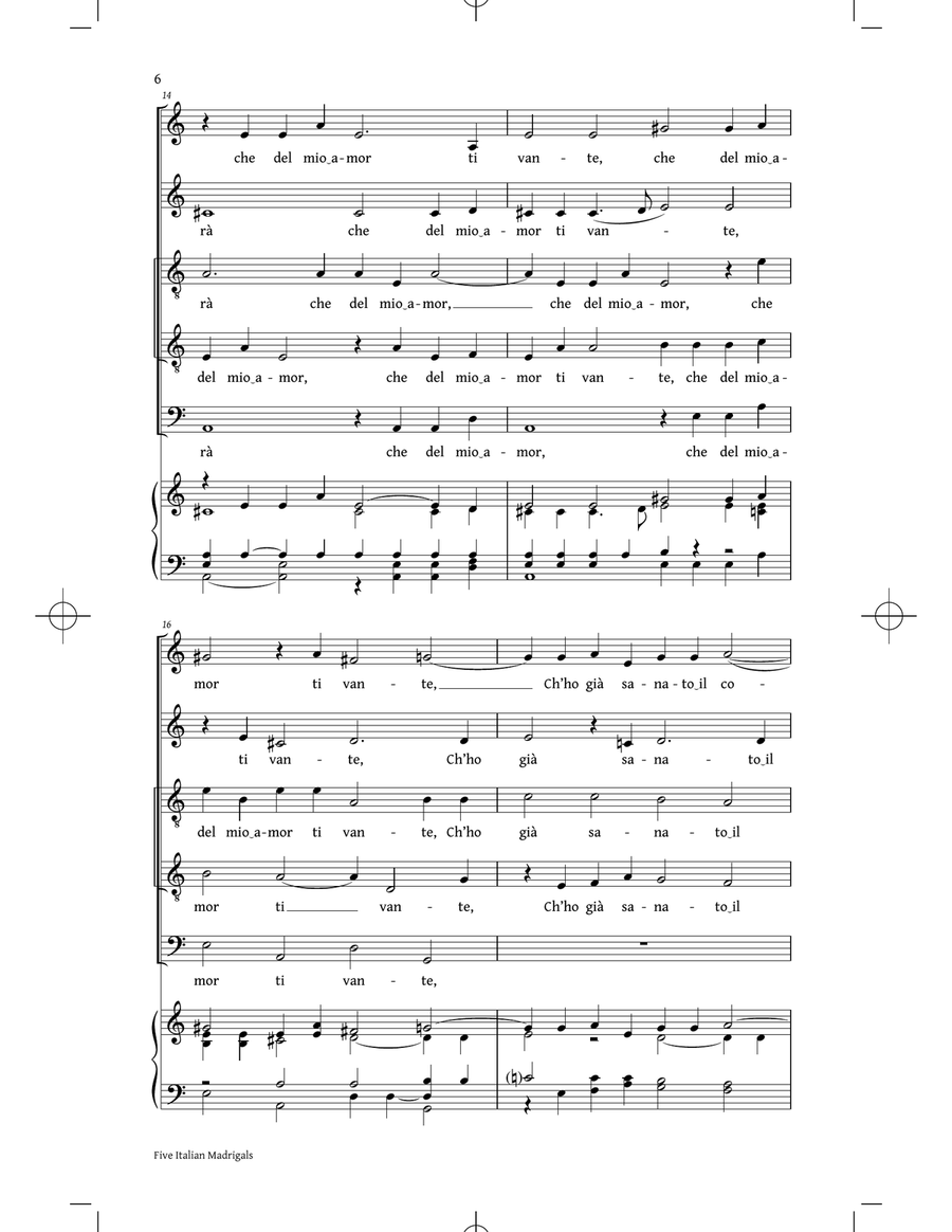 Ardo, Si, Ma Non T'Amo Ardo, Si, Ma Non T'Amo 4-Part scores gallery preview page 4