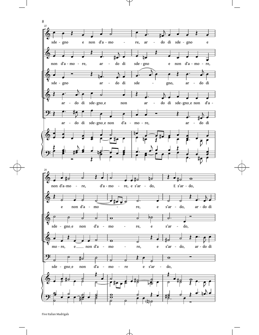Ardo, Si, Ma Non T'Amo Ardo, Si, Ma Non T'Amo 4-Part scores gallery preview page 6
