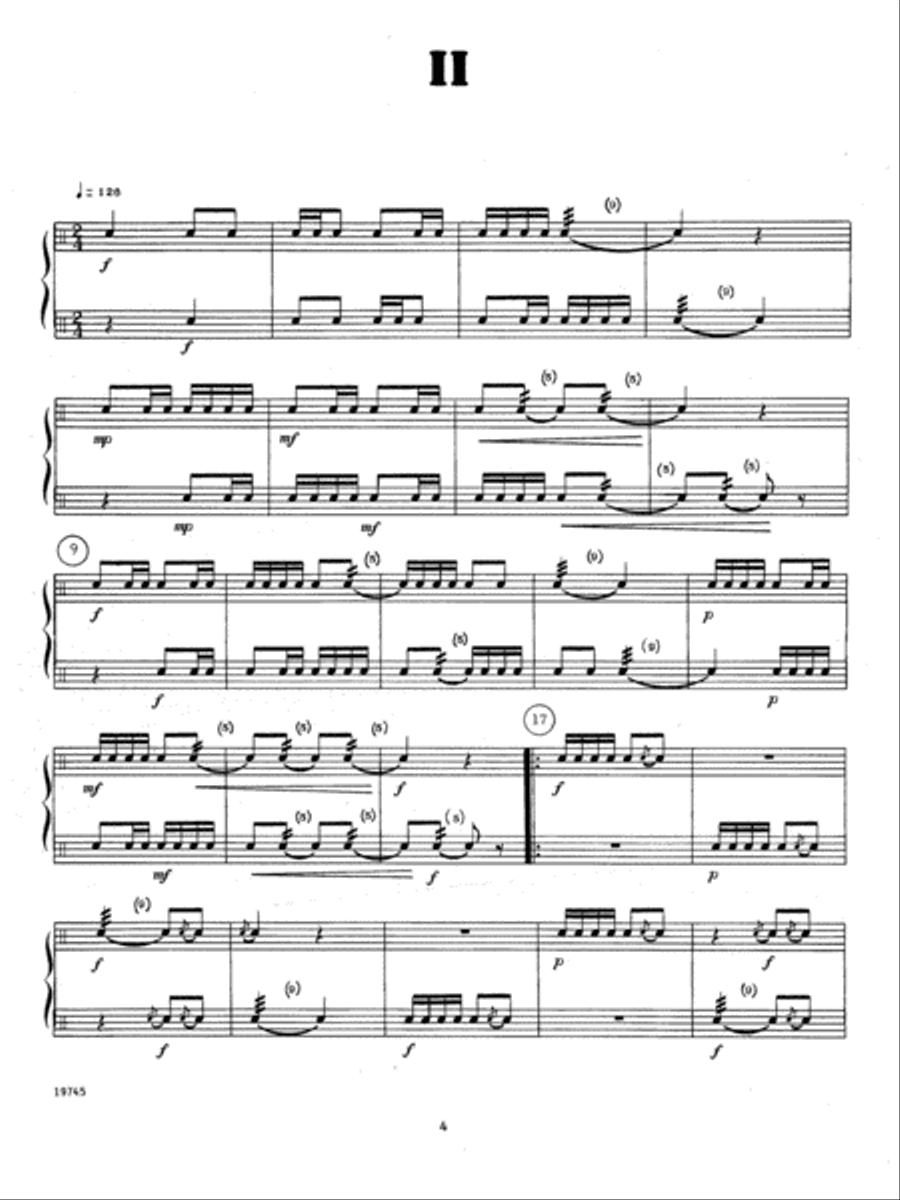 12 Duets For The Intermediate Snare Drummer Snare Drum scores gallery preview page 4