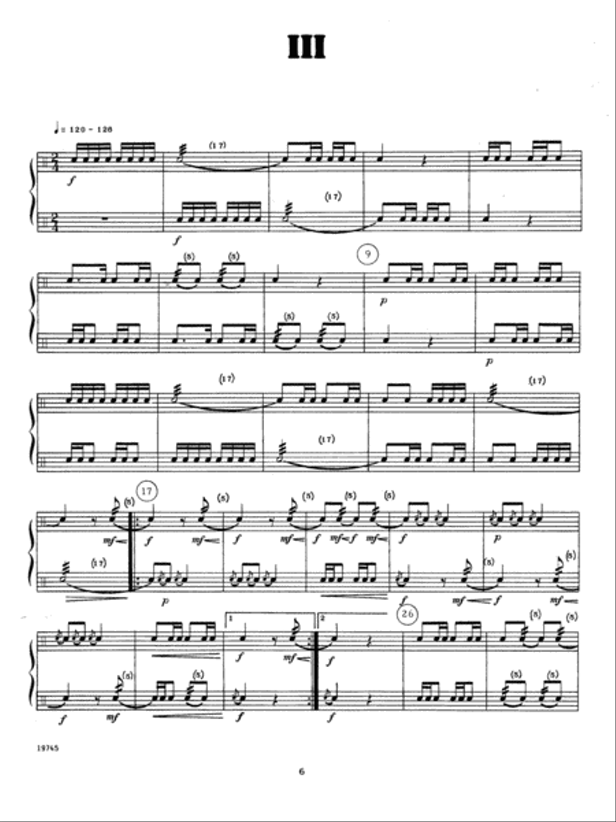 12 Duets For The Intermediate Snare Drummer Snare Drum scores gallery preview page 6