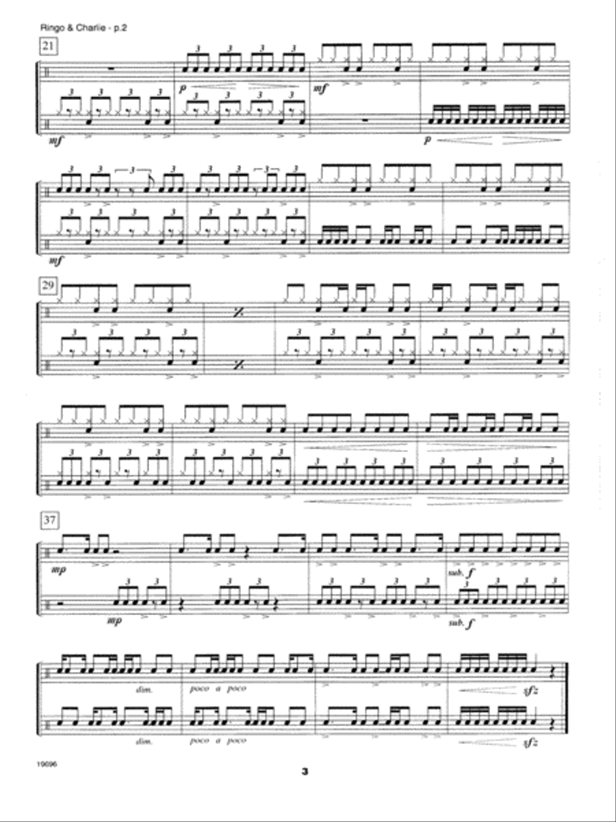 Legends Of Percussion, Duet Edition Percussion scores gallery preview page 4