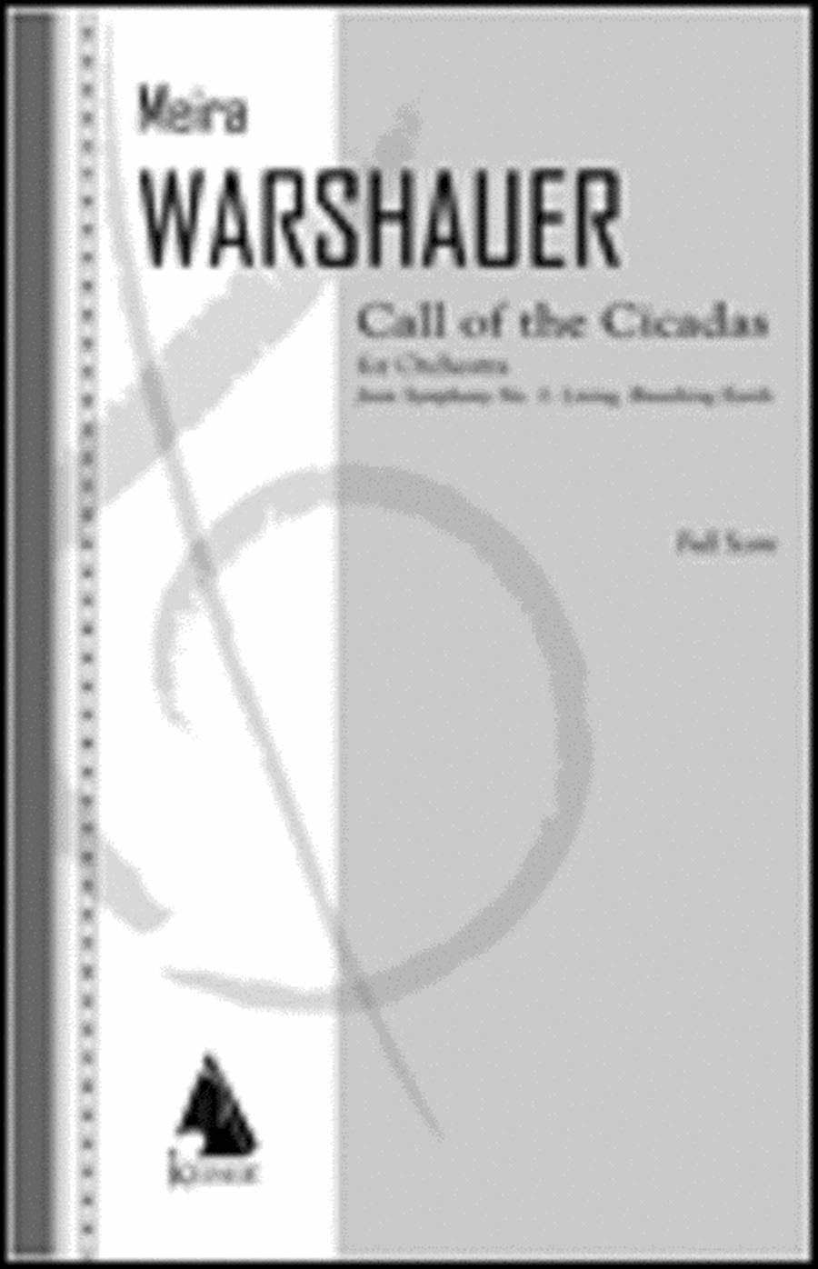 Call of the Cicadas from Symphony No. 1, “Living, Breathing Earth” - Full Score Orchestra scores gallery preview page 1