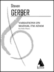 Variations on Madam I'm Adam for Solo Piano