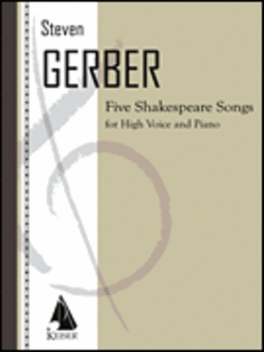 Five Shakespeare Songs for Soprano and Piano Voice Solo scores gallery preview page 1