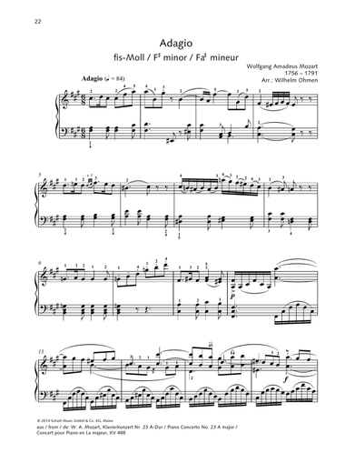 Adagio F-sharp minor