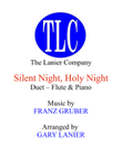 SILENT NIGHT (Duet – Flute and Piano/Score and Parts)