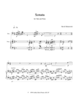 Sonata for Tuba and Piano