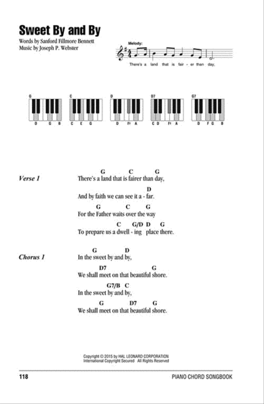 Gospel Hymns Gospel Hymns Piano scores gallery preview page 4