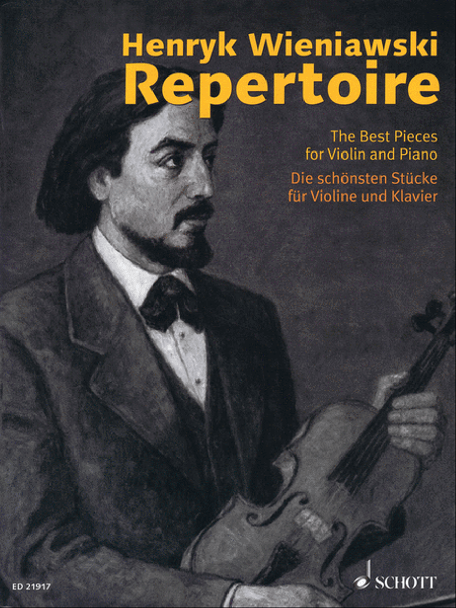 Henryk Wieniawski Repertoire – The Best Pieces for Violin and Piano Violin Solo scores gallery preview page 1