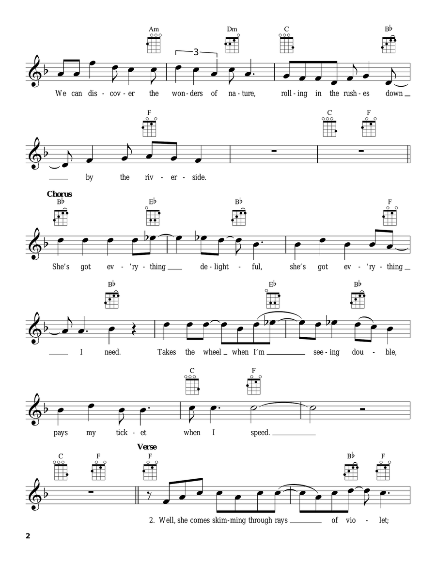 Sugar Magnolia Sugar Magnolia Ukulele scores gallery preview page 2