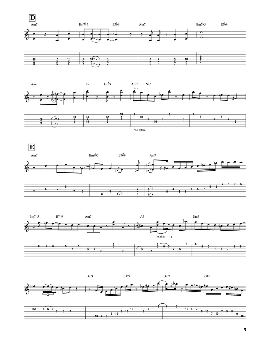 Alone Together Alone Together Electric Guitar scores gallery preview page 3