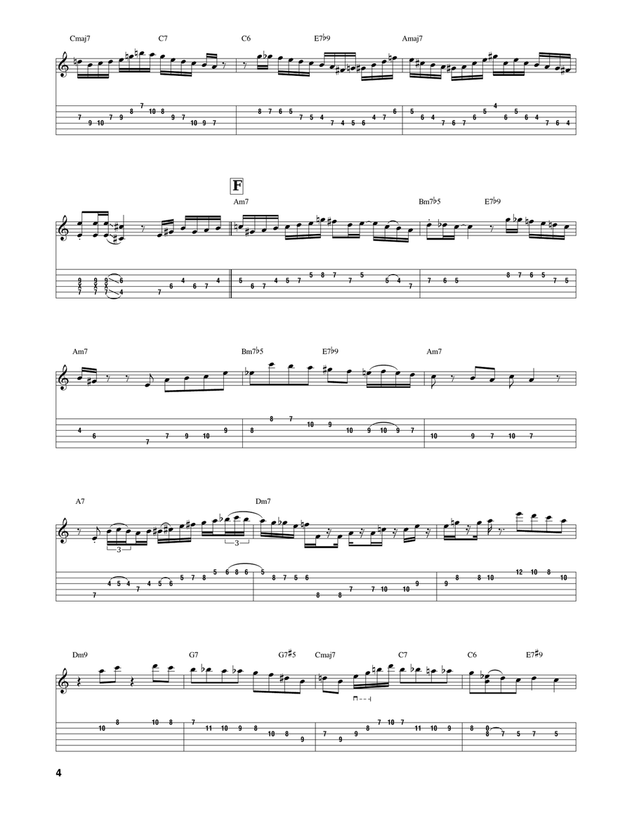 Alone Together Alone Together Electric Guitar scores gallery preview page 4