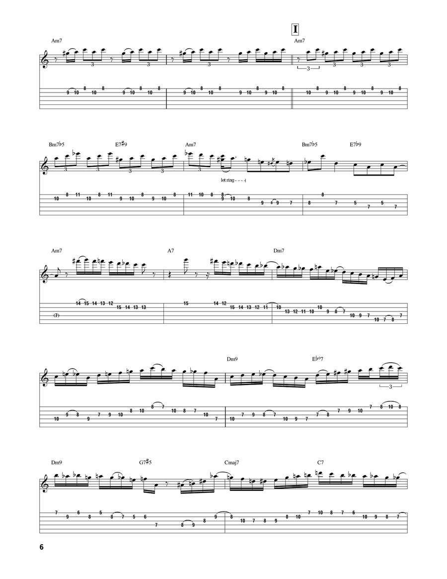 Alone Together Alone Together Electric Guitar scores gallery preview page 6