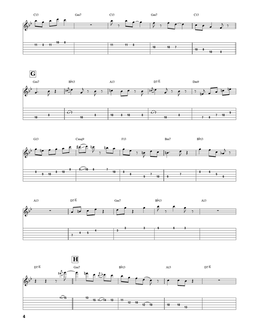 Waltz For Geri Waltz For Geri Electric Guitar scores gallery preview page 4
