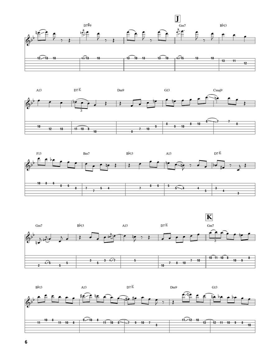 Waltz For Geri Waltz For Geri Electric Guitar scores gallery preview page 6