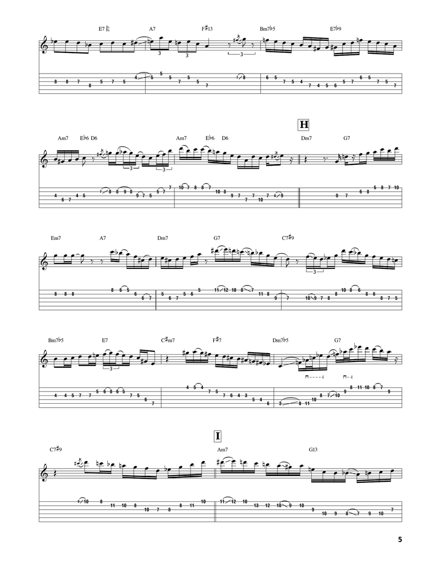Trick Trick Electric Guitar scores gallery preview page 5