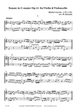 Sonate in C-major Op.24 for Violin & Violoncello