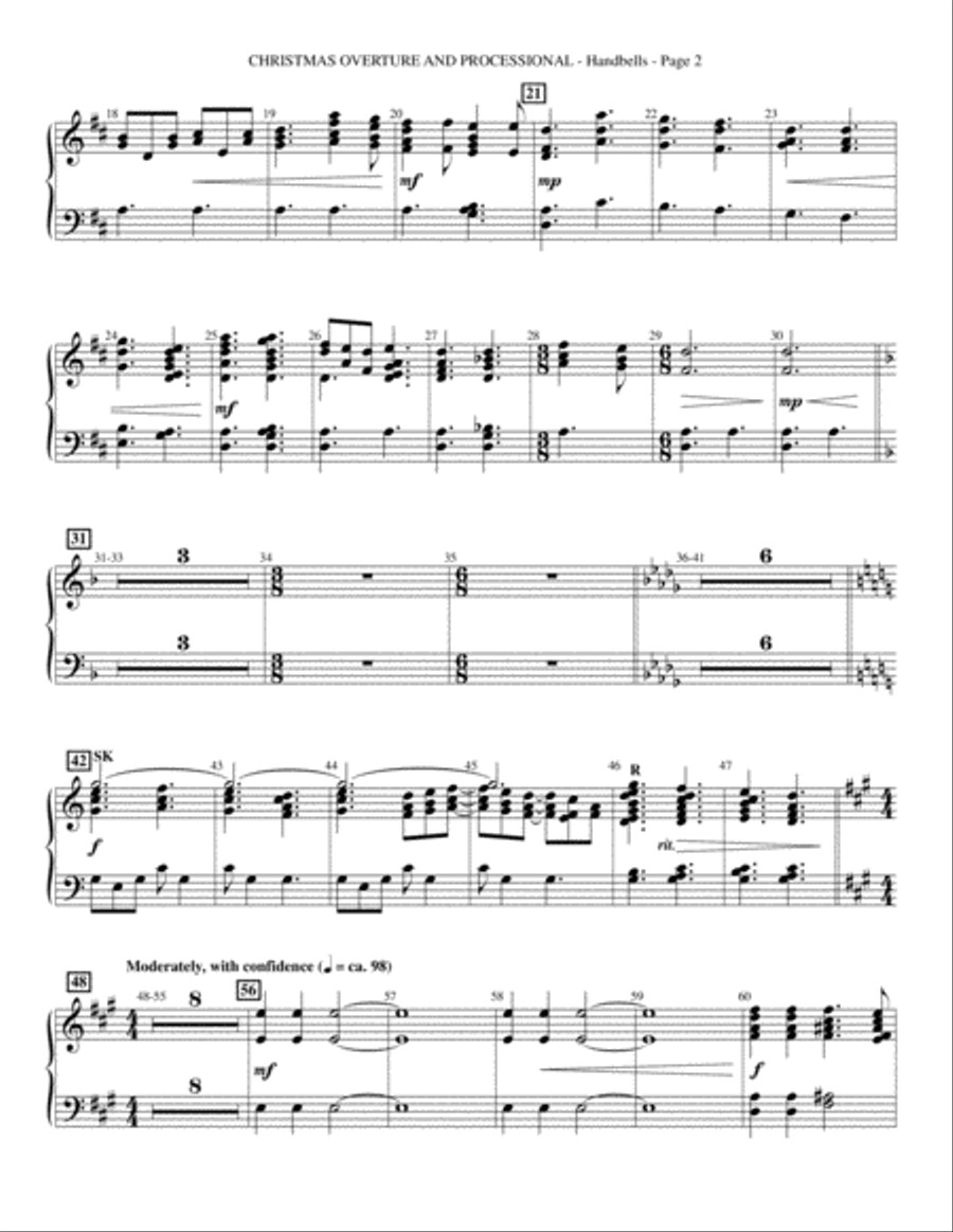 Let There Be Christmas - Handbells Choir scores gallery preview page 2