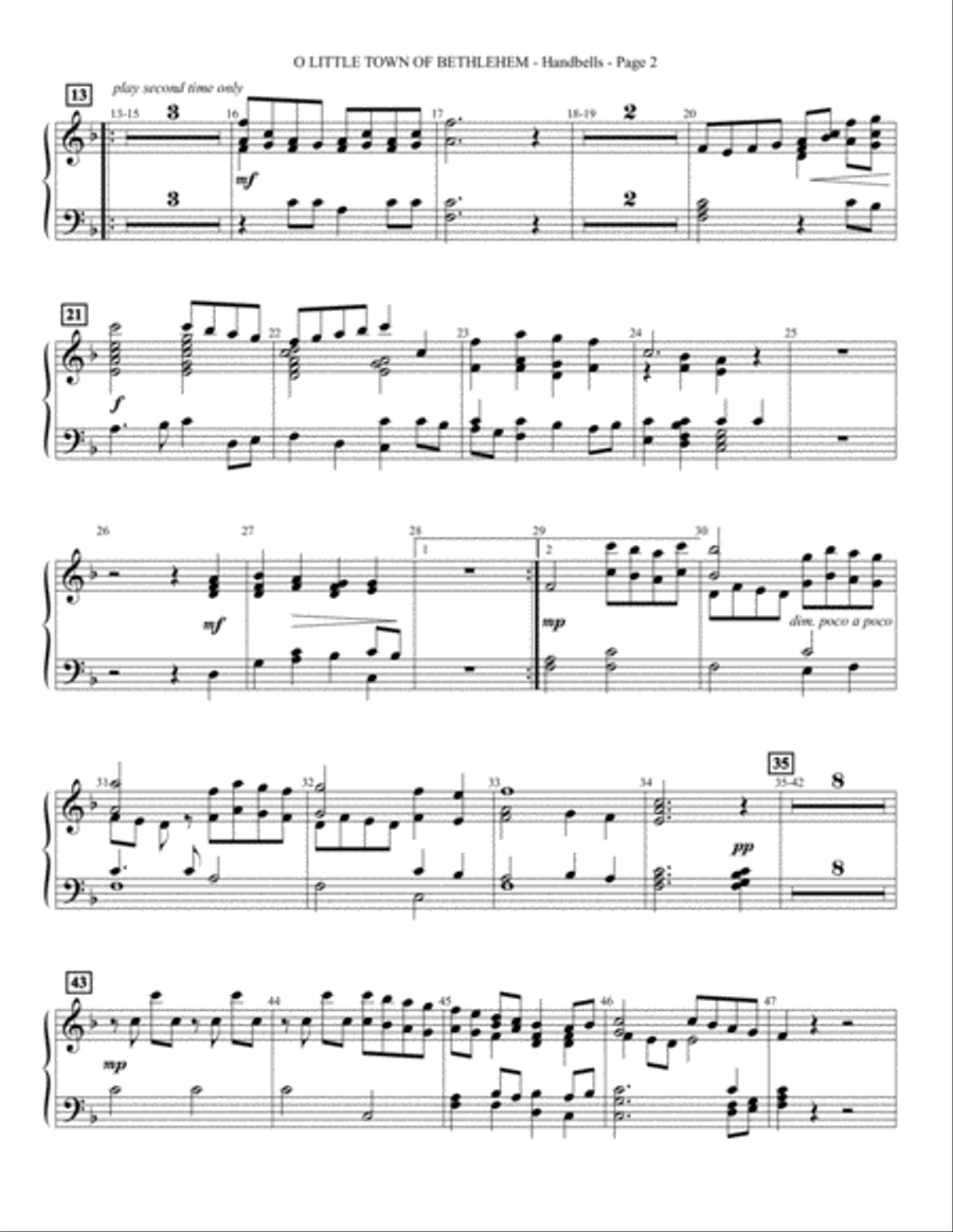 Let There Be Christmas - Handbells Choir scores gallery preview page 8