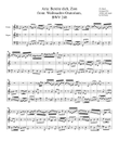 Aria: Bereite dich, Zion from: Weihnachts-Oratorium, BWV 248 (arrangement for violin and organ or ha