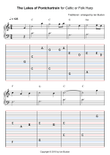 The Lakes of Pontchartrain for Celtic or Folk Harp with Chords