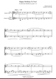 Happy Birthday To You! (for flute duet, suitable for grades 1-5)