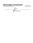 Diehnelt: Bennington Crossroads for Clarinet, Violin and Piano