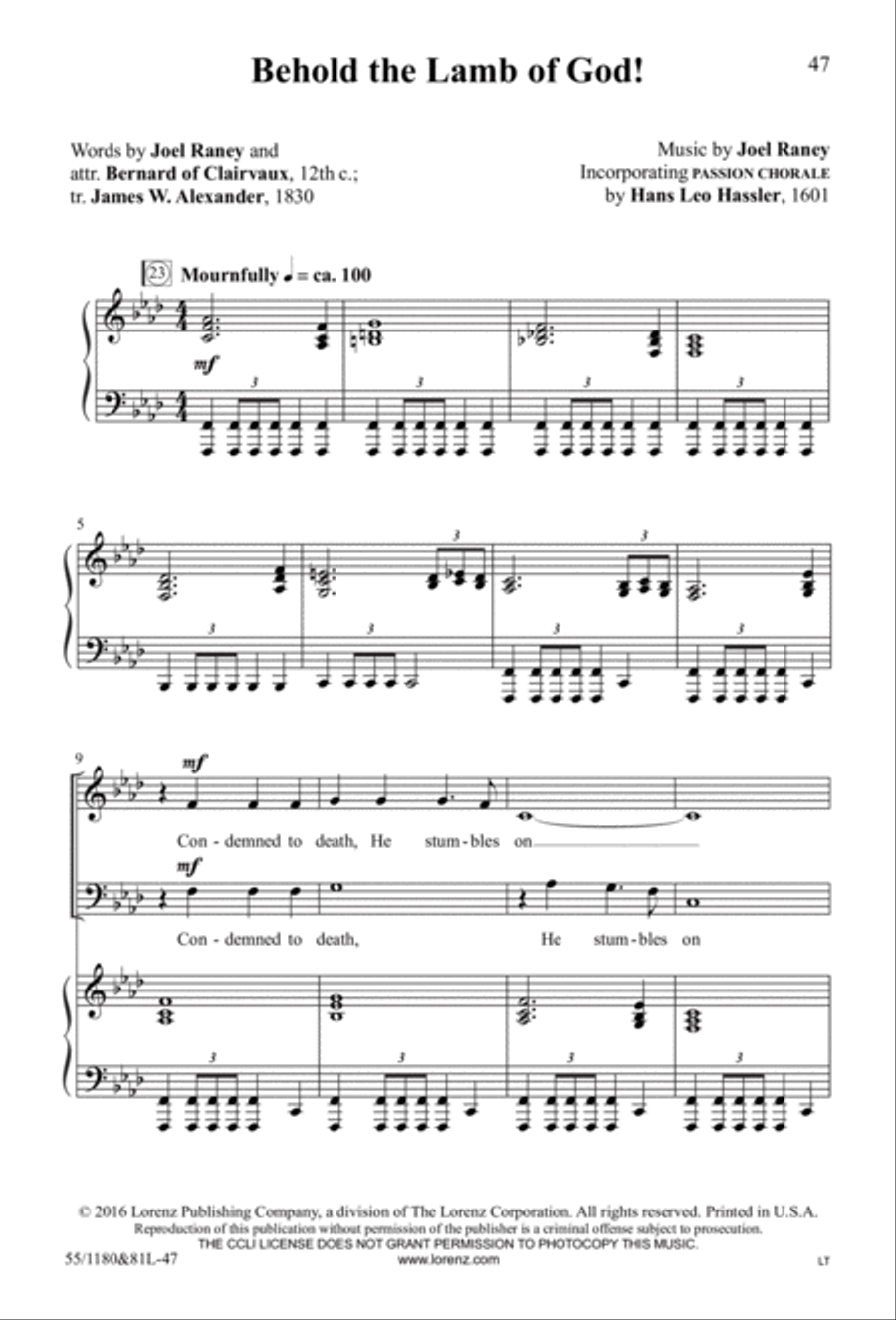 Amazing Love! Amazing Love! 4-Part scores gallery preview page 14