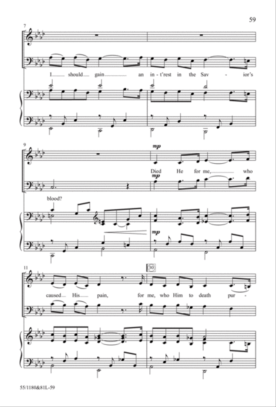 Amazing Love! Amazing Love! 4-Part scores gallery preview page 18
