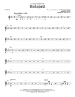 Budapest (arr. Mac Huff) - Guitar