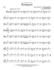 Budapest (arr. Mac Huff) - Bass