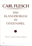 Das Klangproblem im Geigenspiel