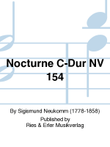 Nocturne C-Dur NV 154