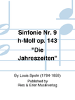 Sinfonie Nr. 9 h-Moll Op. 143 
