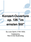 Konzert-Ouverture Op. 126 