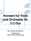 Konzert für Viola und Orchester No. 3 in C-dur