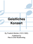 Geistliches Konzert