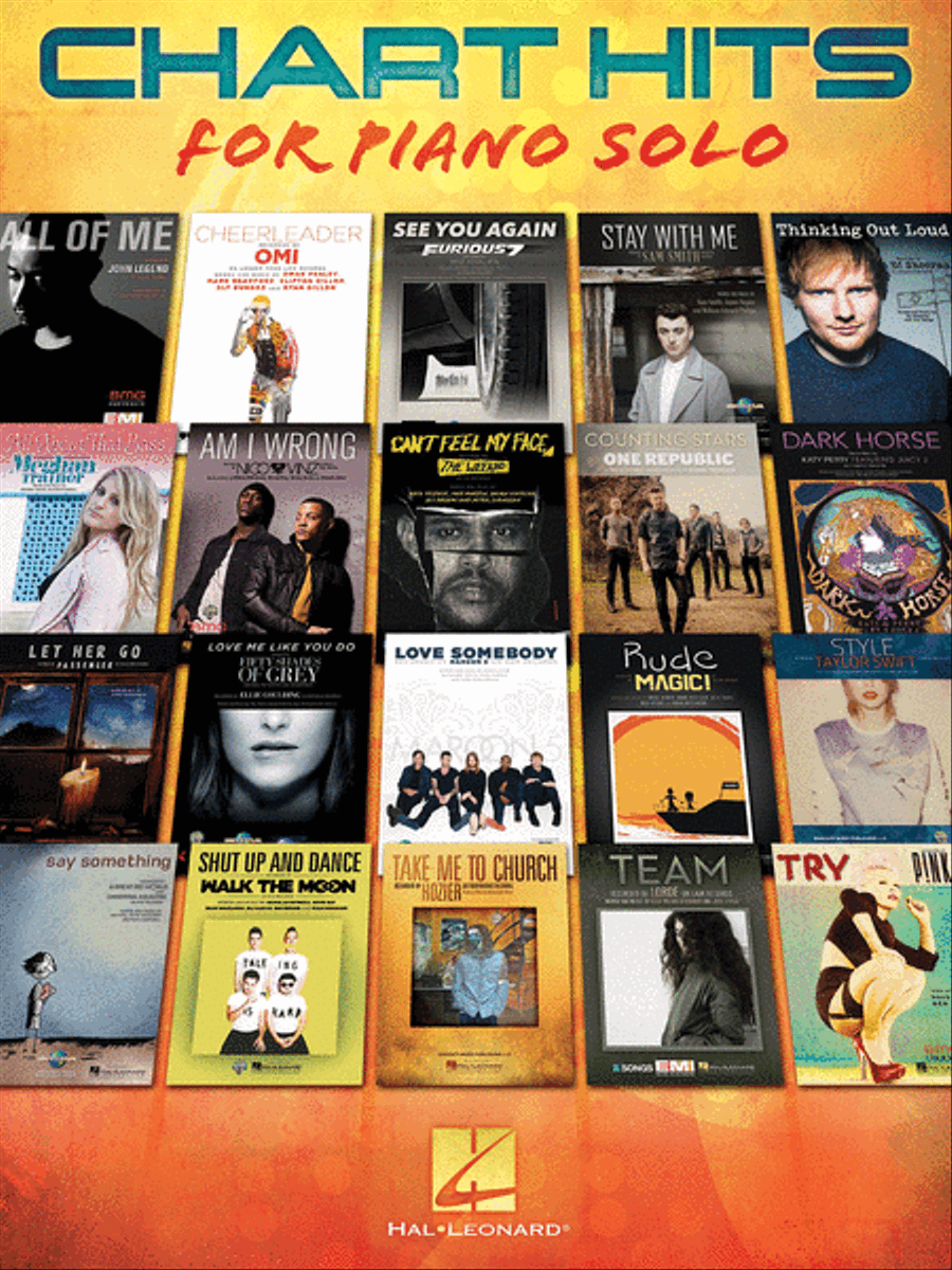 Chart Hits for Piano Solo Piano Solo scores gallery preview page 1