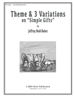 Simple Gifts - Theme and 3 Variations