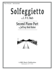 Solfeggietto (CPE Bach) 2-Piano Version (Jeffrey Reid Baker) 2nd Piano
