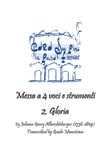 Johann Georg Albrechtsberger - Messa a 4 voci e strumenti 2. Gloria
