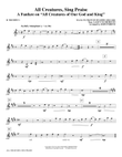 All Creatures, Sing Praise - Bb Trumpet 1