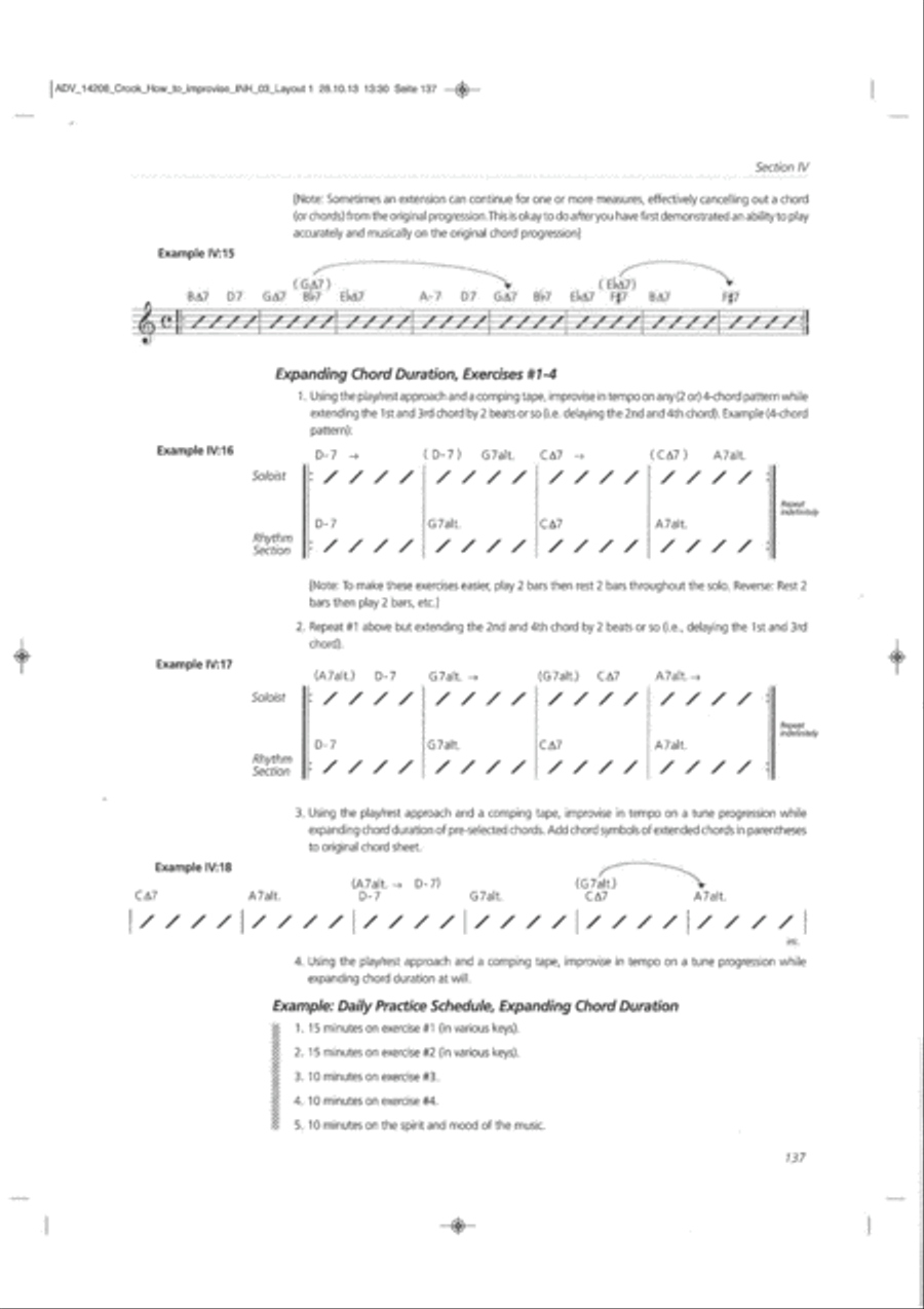 How To Improvise How To Improvise Book and Digital Audio scores gallery preview page 12