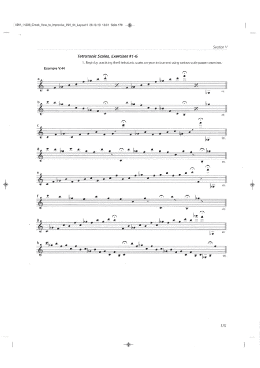 How To Improvise How To Improvise Book and Digital Audio scores gallery preview page 16