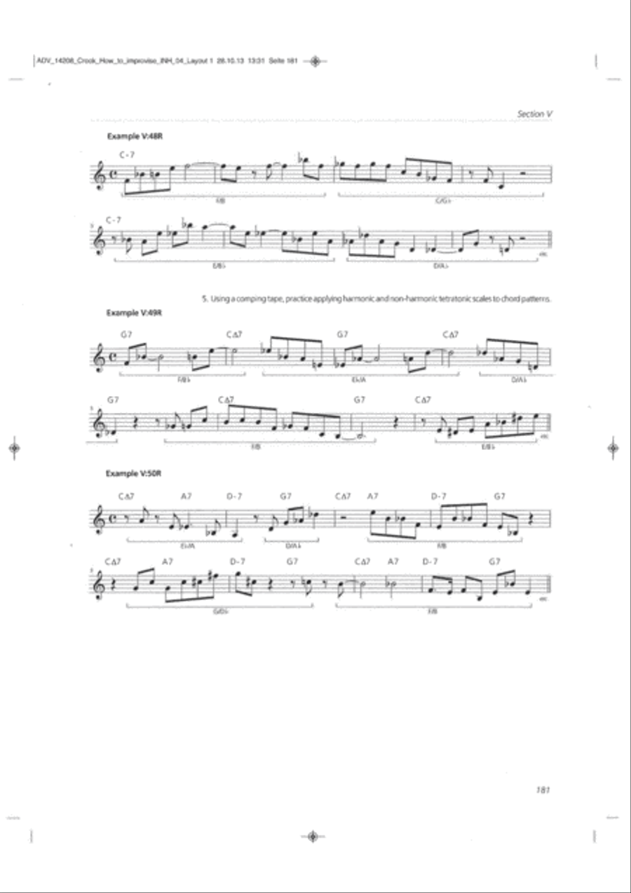 How To Improvise How To Improvise Book and Digital Audio scores gallery preview page 18