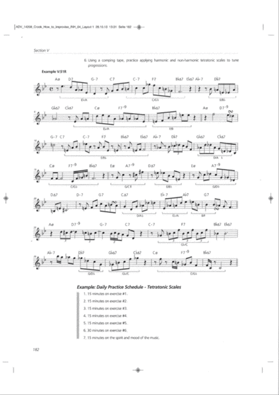 How To Improvise How To Improvise Book and Digital Audio scores gallery preview page 19