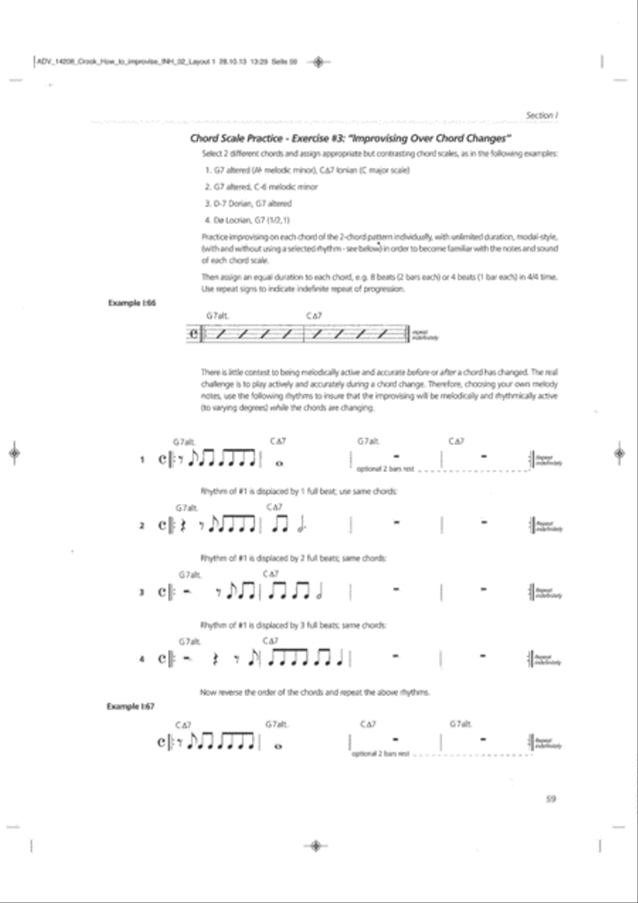 How To Improvise How To Improvise Book and Digital Audio scores gallery preview page 4